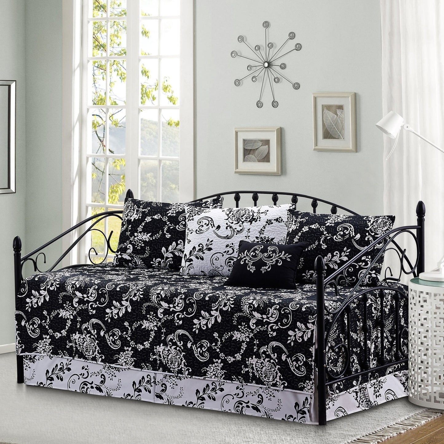 Serenta 6 Piece Cotton Blend Daybed Bedspread Coverlet Set - 75 x 39