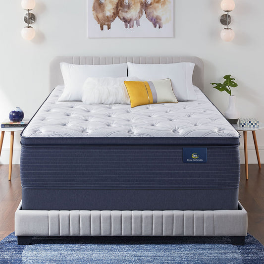 Serta Clarks Hill 15 Plush Pillow Top Mattress.