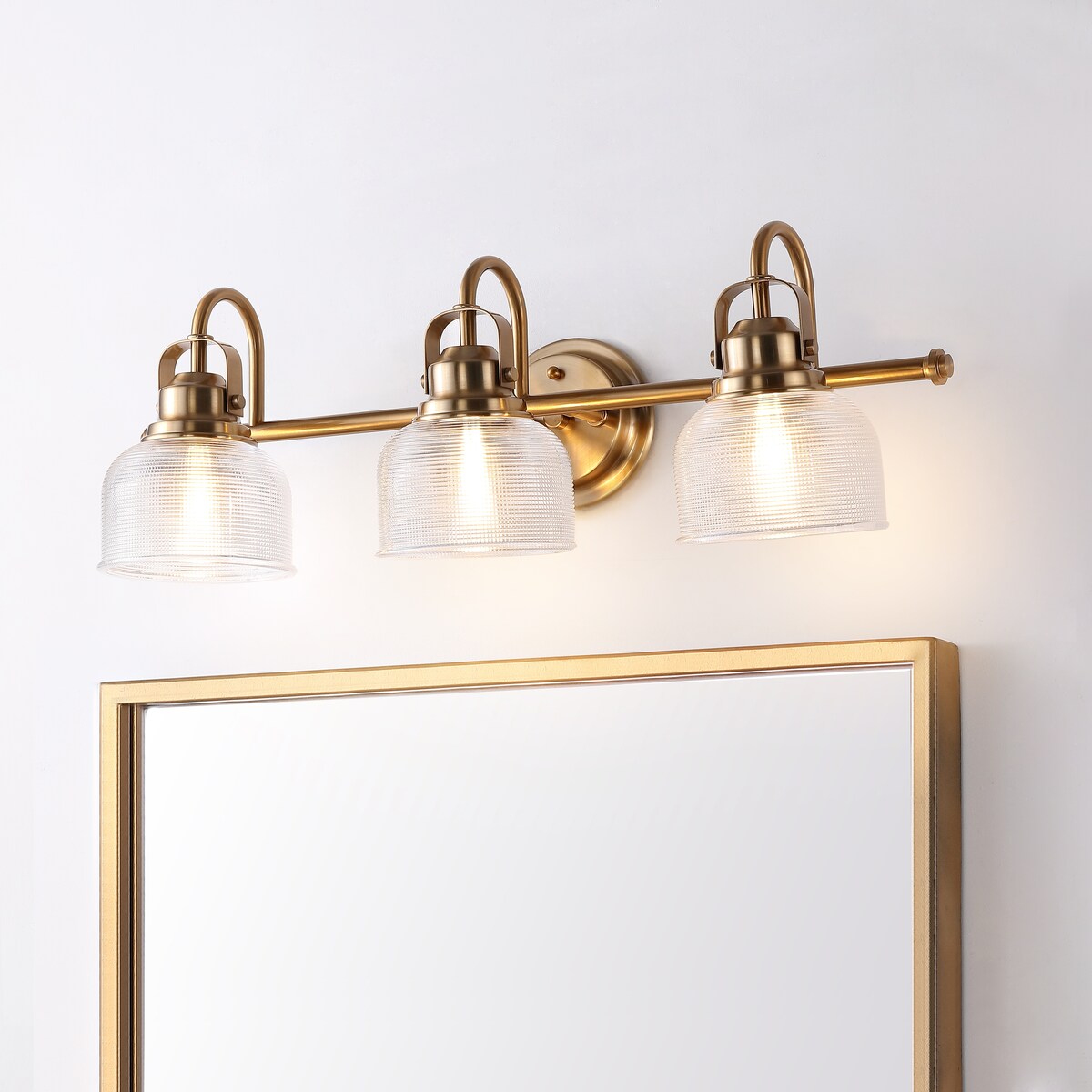 Shirley Metal/Glass LED Vanity Light, by JONATHAN Y
