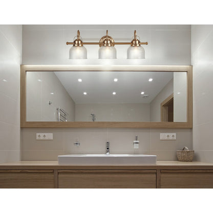 Shirley Metal/Glass LED Vanity Light, by JONATHAN Y
