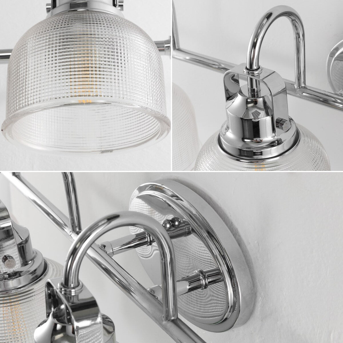 Shirley Metal/Glass LED Vanity Light, by JONATHAN Y