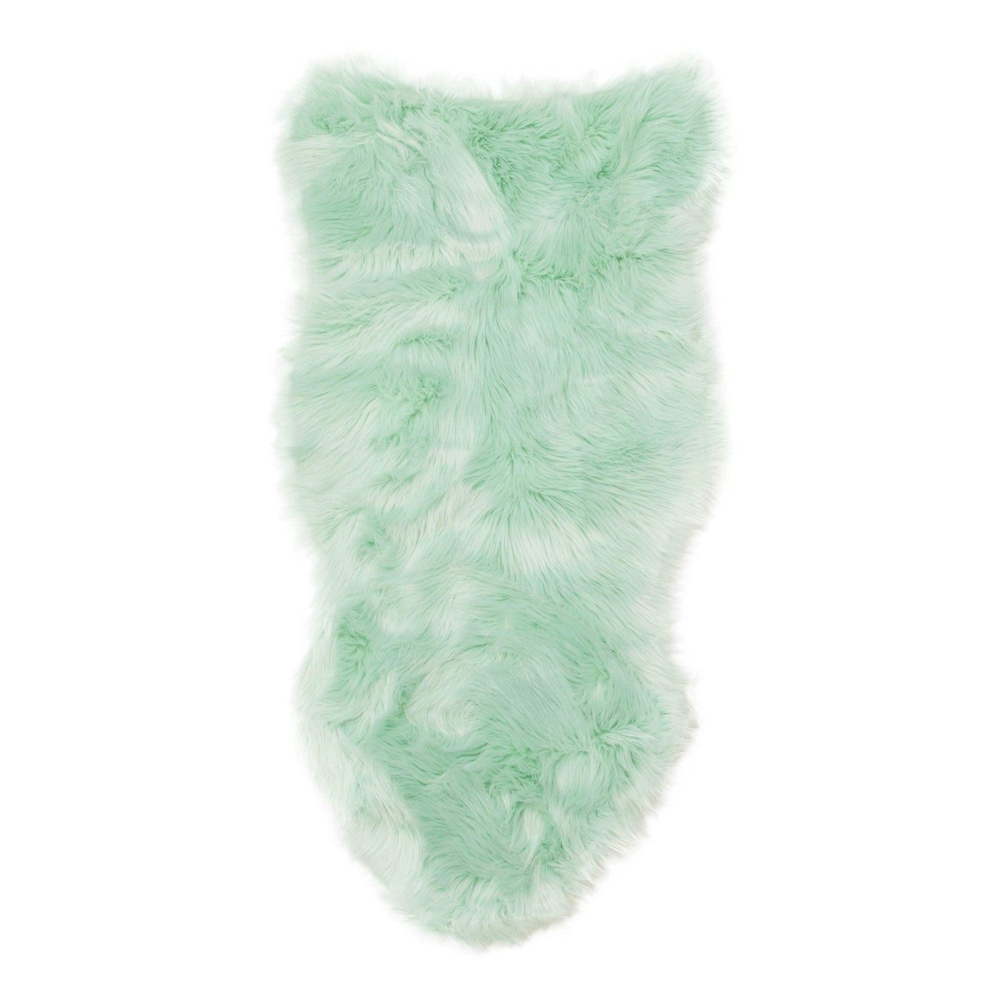 Silver Orchid Parrott Faux Fur Sheepskin Area Rug