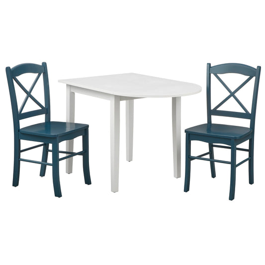 Simple Living Country Cottage Drop Leaf 3-piece Dining Set