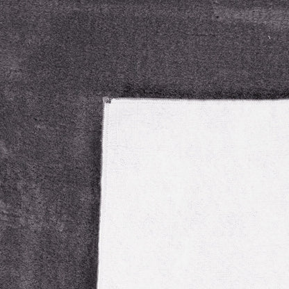 Soft Washable Area Rug with Anti-Slip Backing in solid Colors