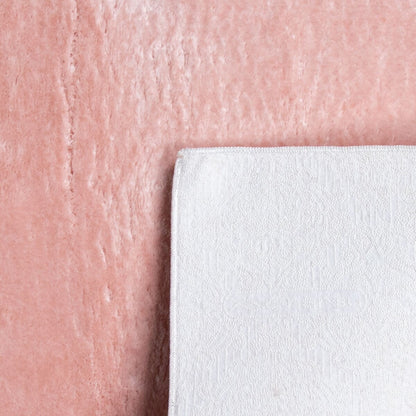 Soft Washable Area Rug with Anti-Slip Backing in solid Colors
