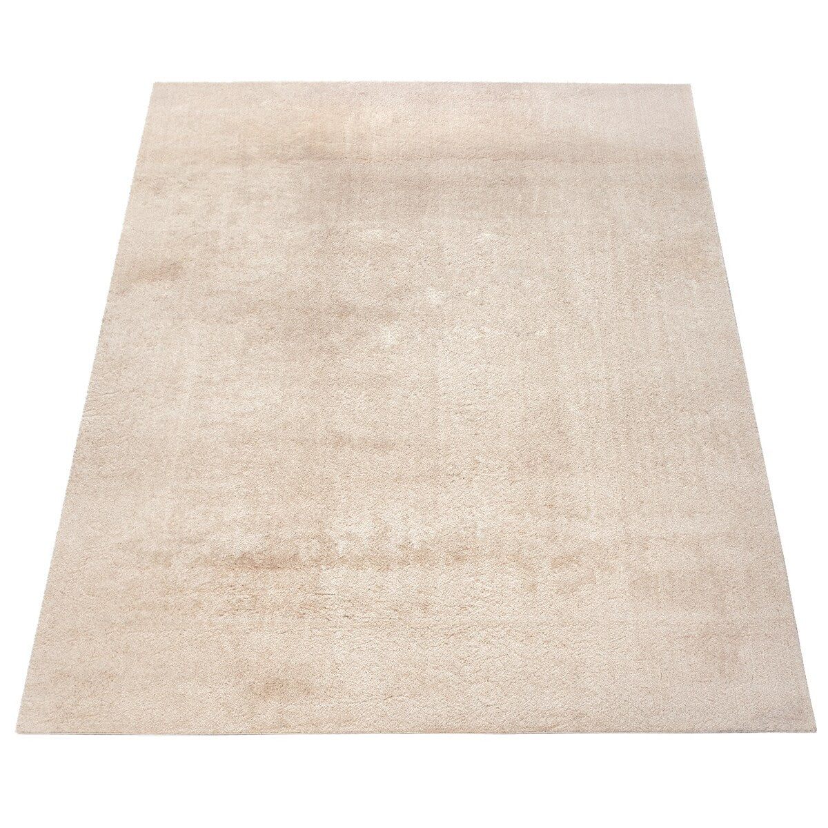 Soft Washable Area Rug with Anti-Slip Backing in solid Colors