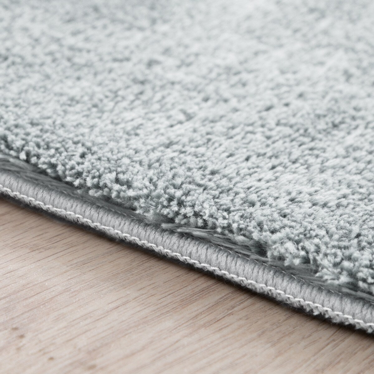 Soft Washable Area Rug with Anti-Slip Backing in solid Colors