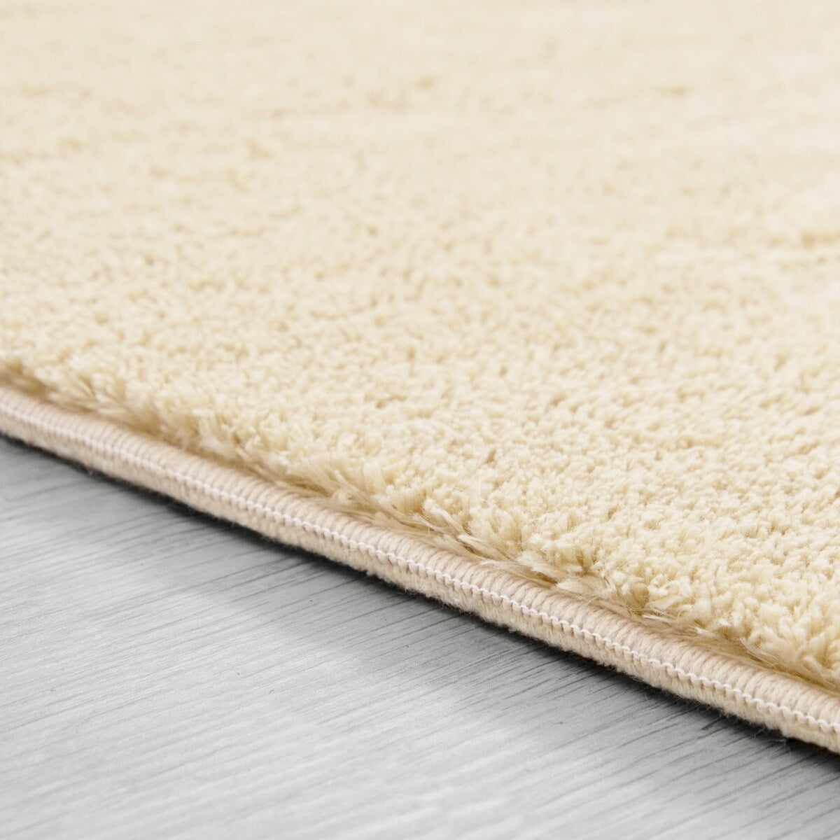 Soft Washable Area Rug with Anti-Slip Backing in solid Colors