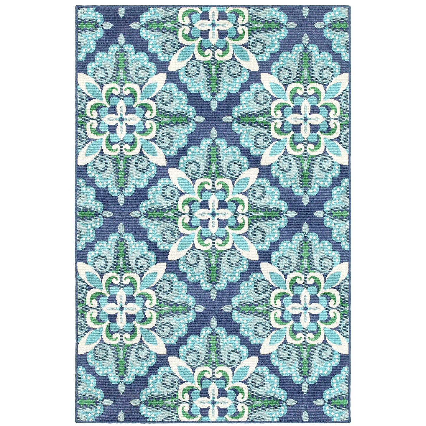 Style Haven Martinque Medallion Indoor Outdoor Area Rug-