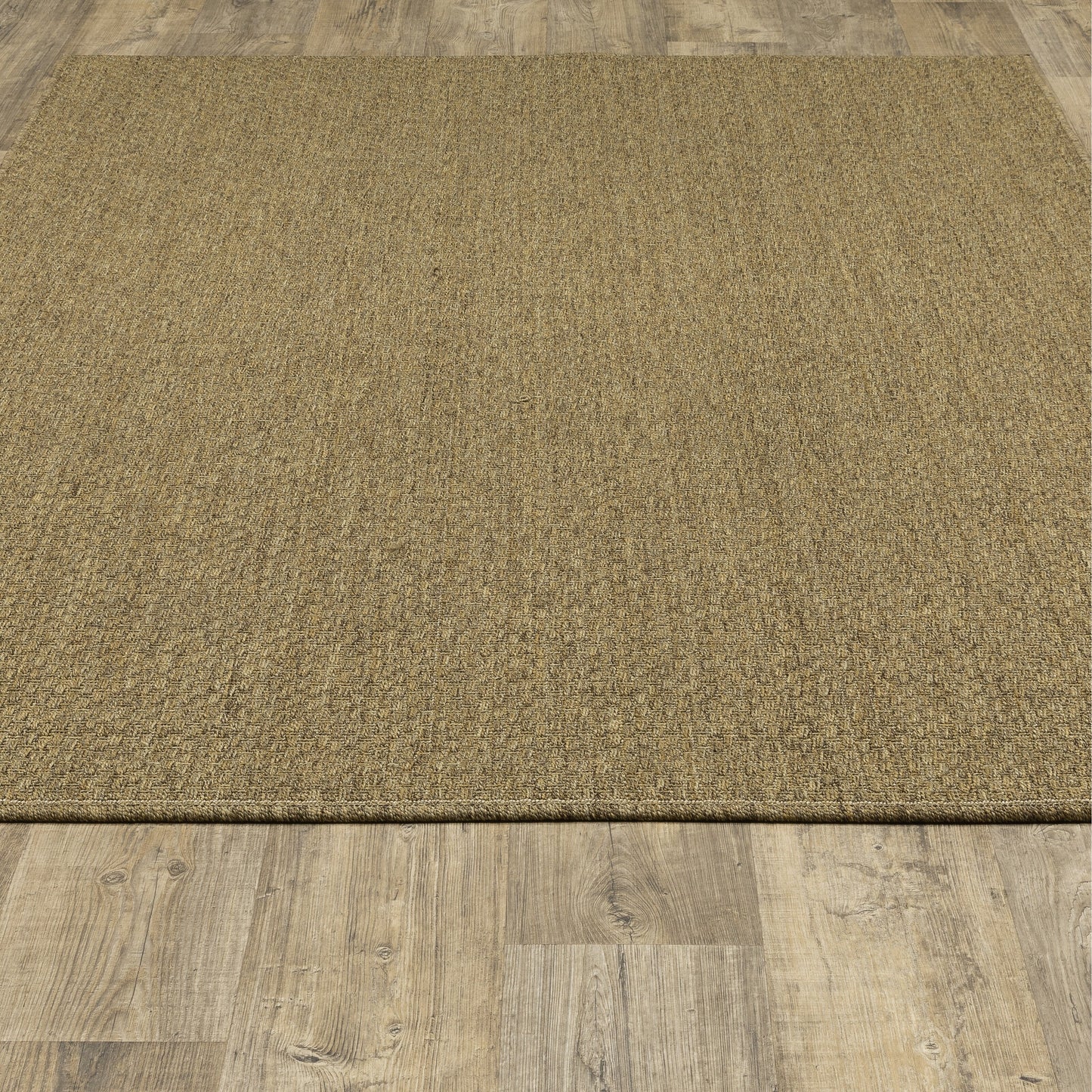 Style Haven Veranda Tonal Woven Basket Weave Indoor-Outdoor Rug