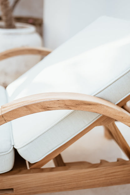 Sunday Outdoor Teak Sun Lounger