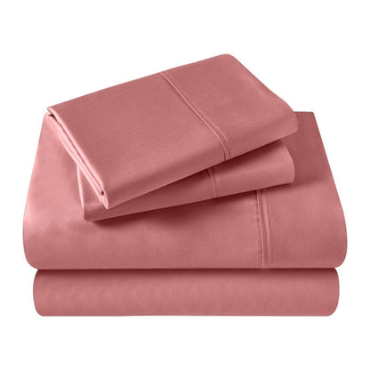 Superior Egyptian Cotton 400 Thread Count Solid Deep Pocket Bed Sheet Set