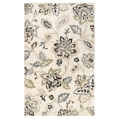 Superior Jacobean Farmhouse Floral Indoor Area Rug