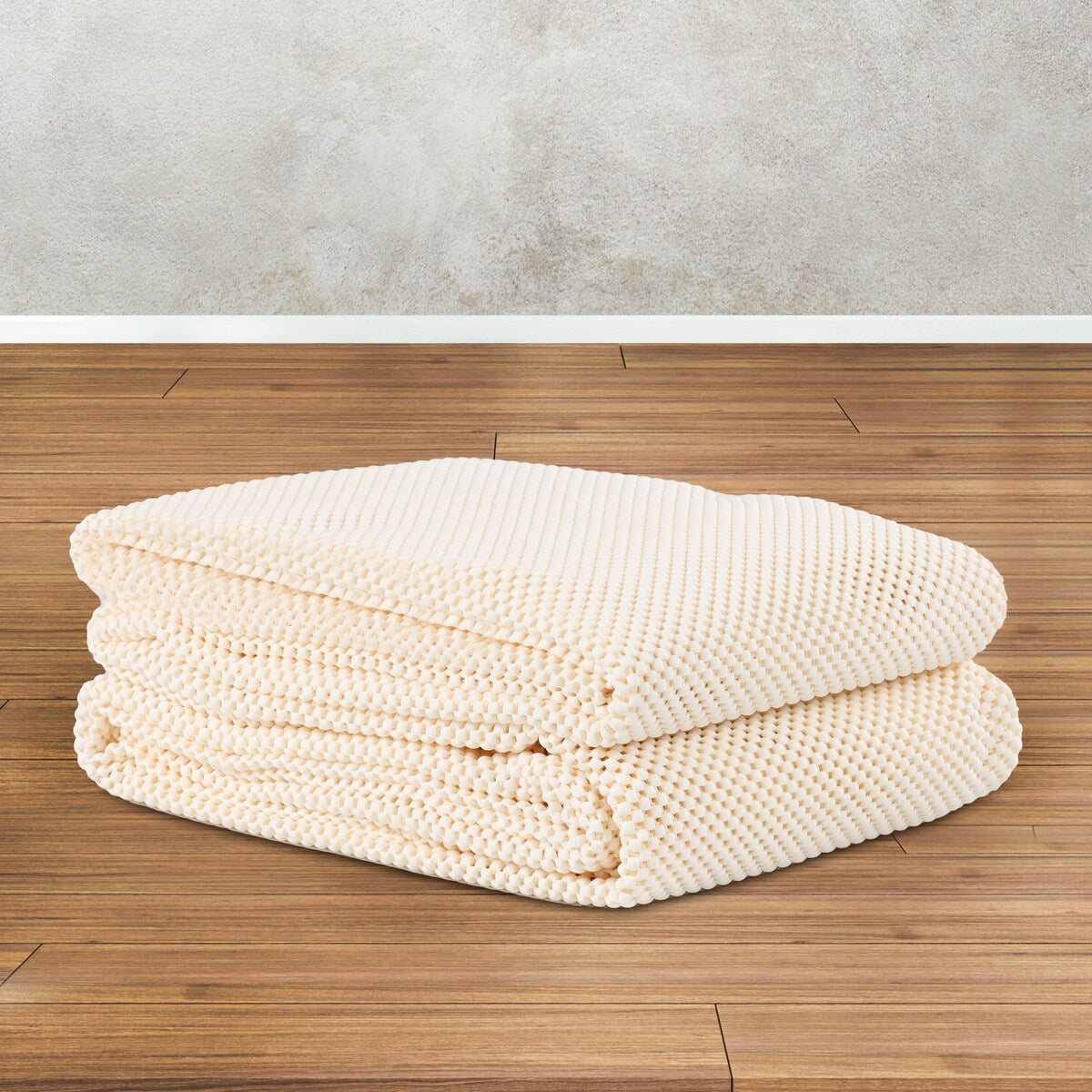 Superior Rio Reversible Non-Slip Grip Foam Mesh Indoor Area Rug Pad - Cream