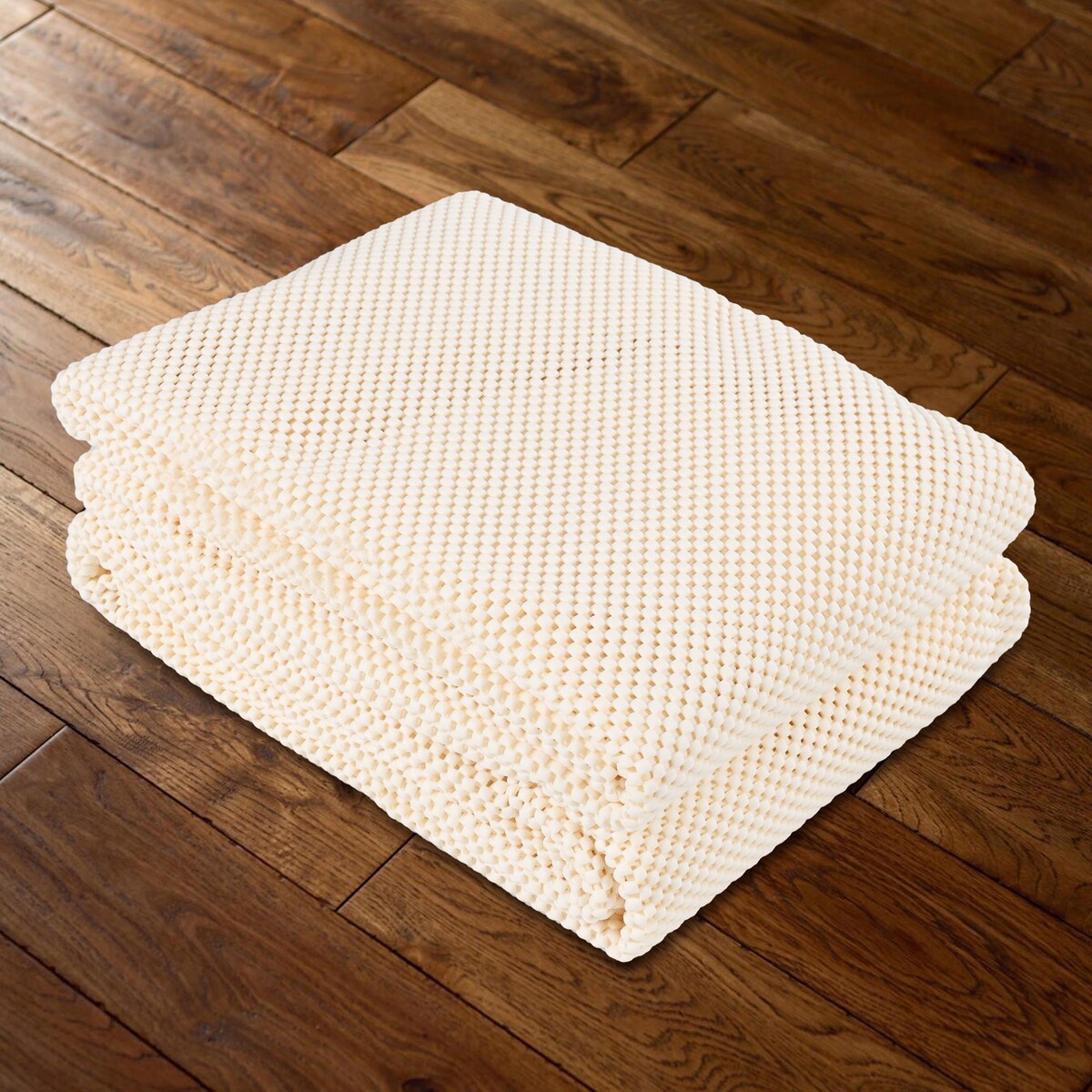 Superior Rio Reversible Non-Slip Grip Foam Mesh Indoor Area Rug Pad - Cream