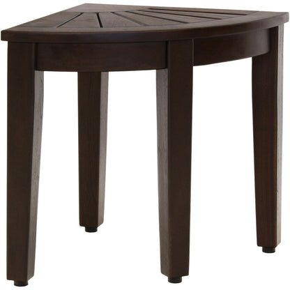 The Original Kai Corner Teak Shower Bench
