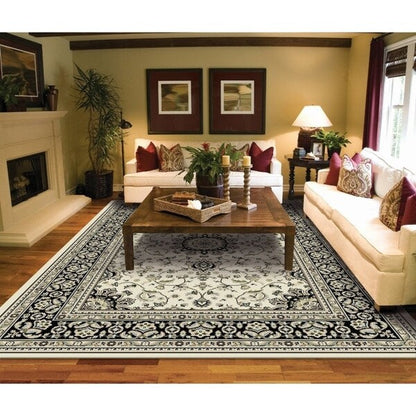 Copper Grove Savonlinna Bordered Persian Area Rug
