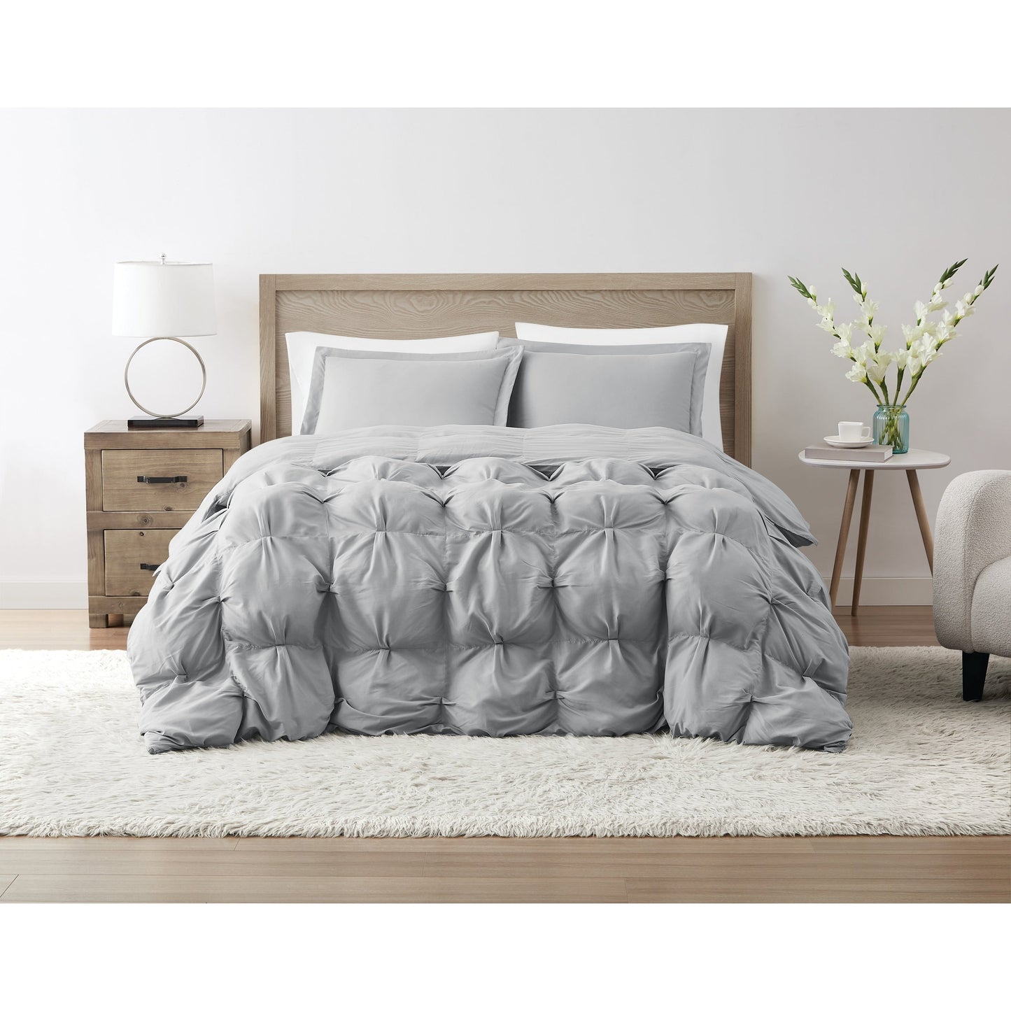 Truly Soft Oversized Puffer 3 Piece Comforter Set