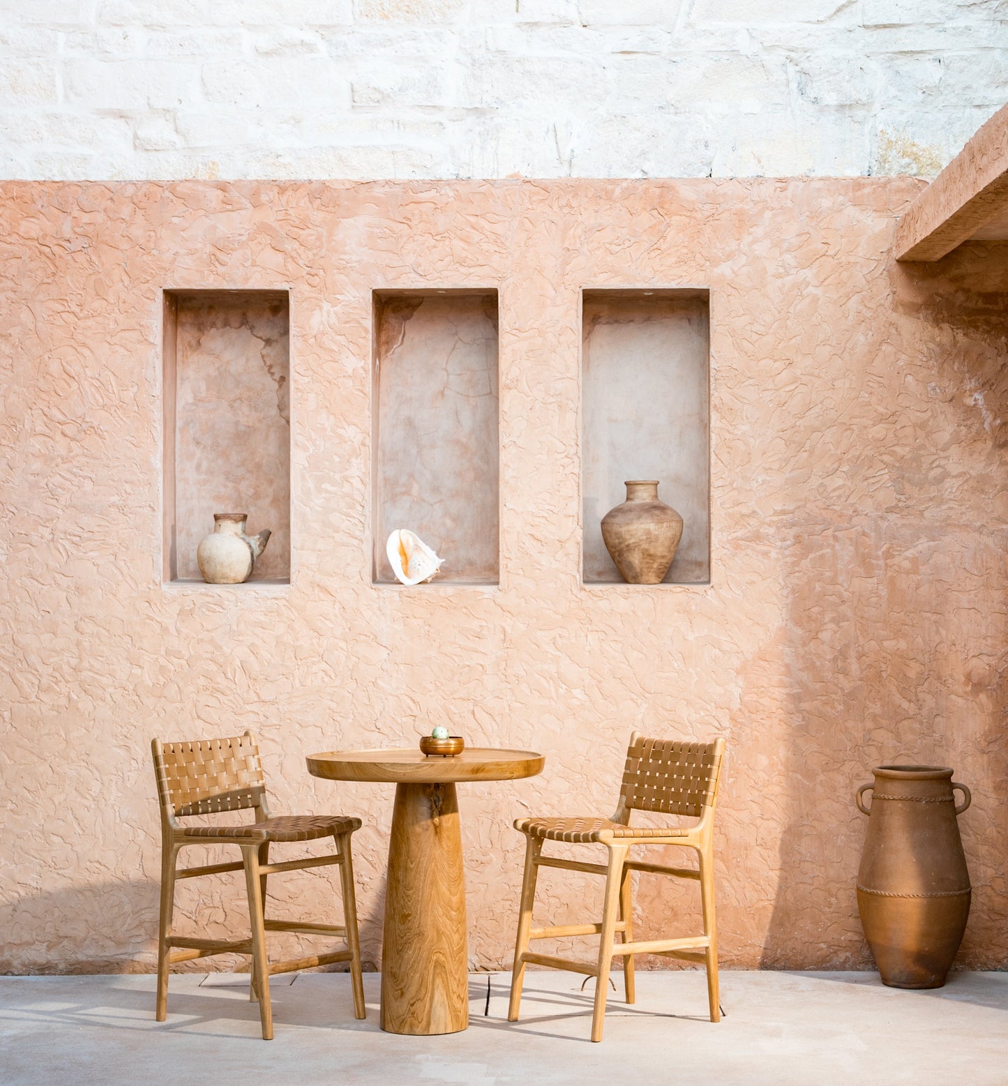 Veda Recycled Teak Bistro Table