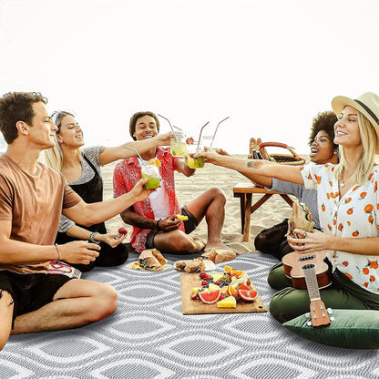 Venice Lightweight Reversible Recycled Plastic Outdoor Floor Mat/Rug