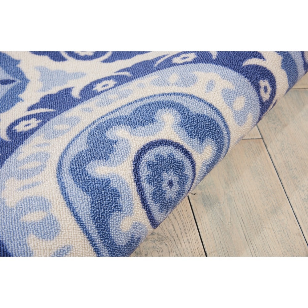 Waverly Sun N' Shade Indoor Outdoor Boho Medallion Area Rug