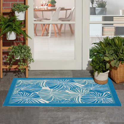 Waverly Sun N' Shade Modern Botanical Indoor/Outdoor Area Rug