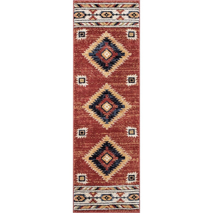 Well Woven Tulsa Lea Southwestern Tribal Area Rug