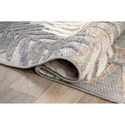 World Rug Gallery Tropical Floral Modern Indoor/Outdoor Area Rug