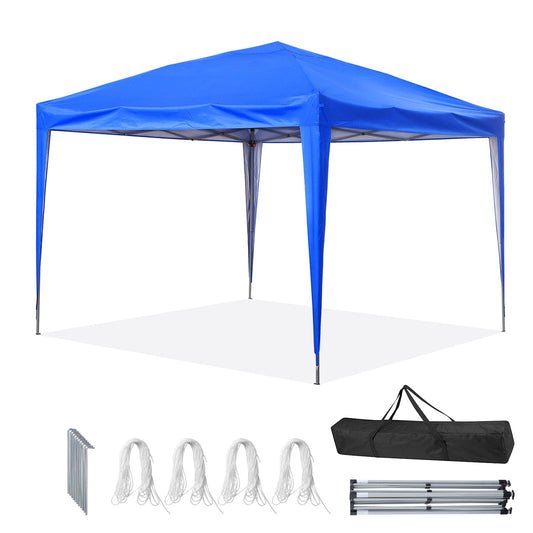 Zenova 10' x 10' Outdoor Pop Up Canopy Tent Patio Gazebo Party Wedding Tent