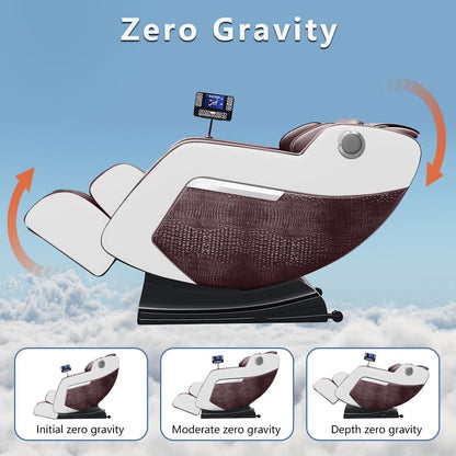 Zero Gravity Massage Recliner Chair with Full Body Massage, Heating, and Built-in Bluetooth Audio